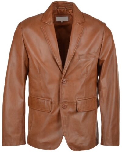 Chandler Men's Leather Blazer