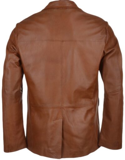 Chandler Men's Leather Blazer