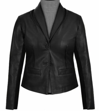 Eilish: Women's Leather Blazer