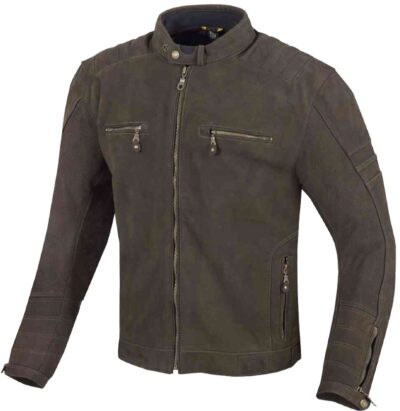 Elton Perforated Leather Jacket