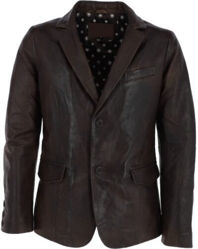 Gilbert Men's Leather Blazer