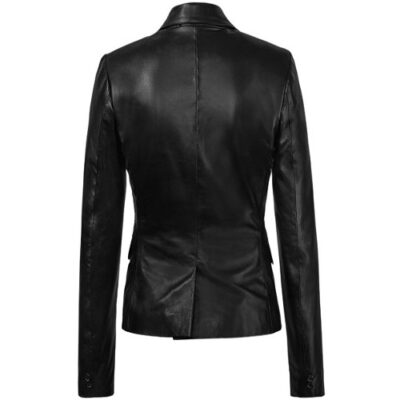 Grande Womens Leather Blazer
