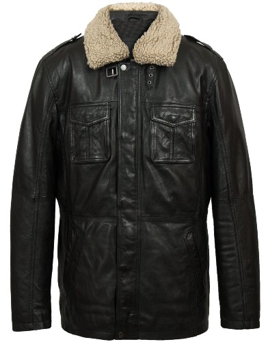 Horowitz Men's Leather Coat