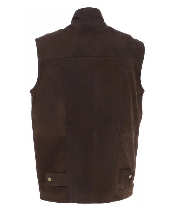 Lineker Men’s Nubuck Leather Gilet