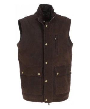 Lineker Men’s Nubuck Leather Gilet