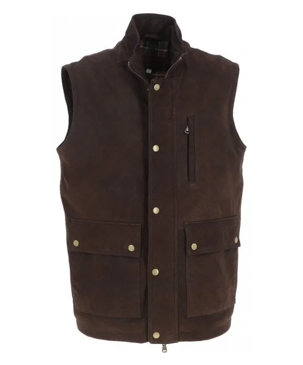 Lineker Men’s Nubuck Leather Gilet