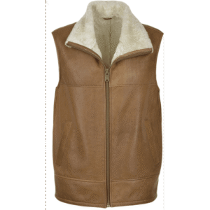 Men's Sheepskin Leather Gilet