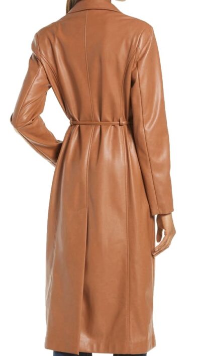 Morbihan: Women's Faux Leather Coat