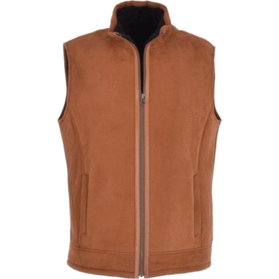 Neville Men’s Sheepskin Leather Gilet