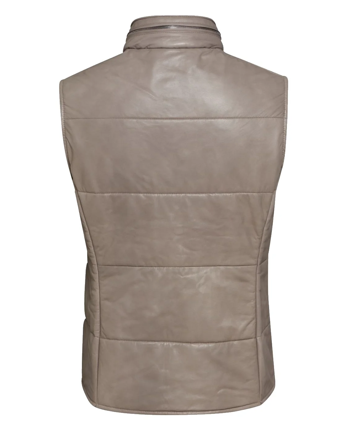 Oistrakh Men’s Quilted Leather Gilet