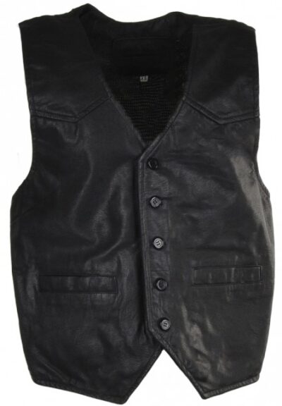 Perlman Men's Leather Waistcoat