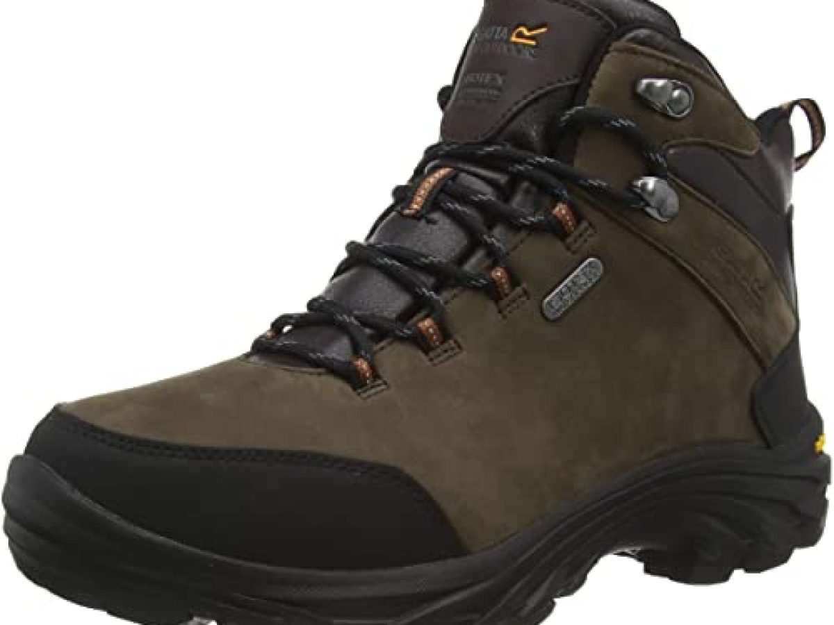 Regatta Men's Burrell Leather High Rise Hiking Boots Real