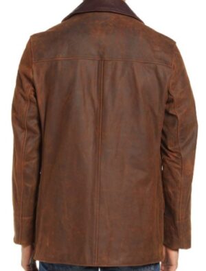 Stravinsky Men's Nubuck Leather Coat