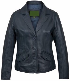 Sulewski Women's Leather Blazer