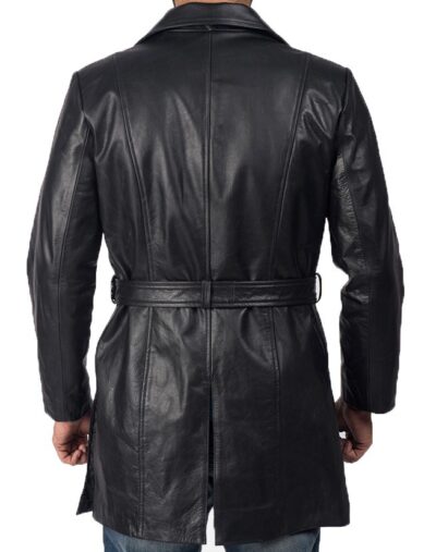 Sviatoslav: Men's Leather Coat