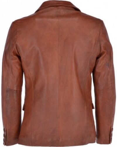 Zumann: Men's Leather Blazer