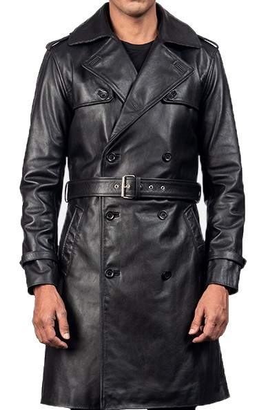 Jagger Men's Leather Coat