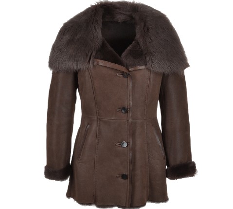Legurea Women's Sheepskin Leather Coat
