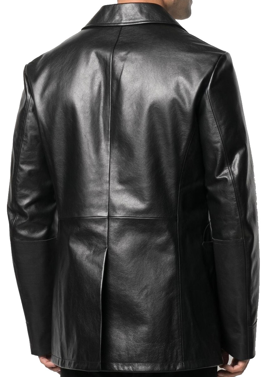 McCartney Men's Leather Coat