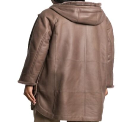 Sabrina Women's Sheepskin Leather Coat