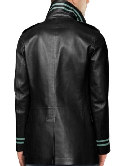 Wyman: Men's Leather Coat