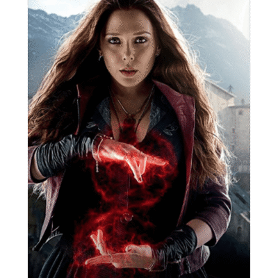 Age of Ultron Scarlet Witch (Wanda Maximoff) Leathers Jacket