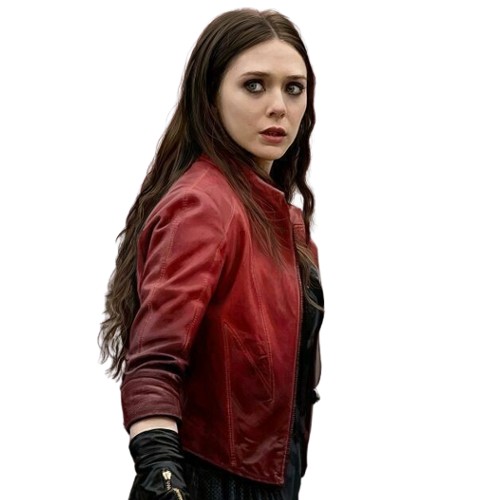 Age of Ultron Scarlet Witch (Wanda Maximoff) Leathers Jacket