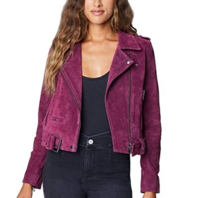 BLANKNYC-Womens-Cropped-Suede-Leather-Motorcycle-Jacket