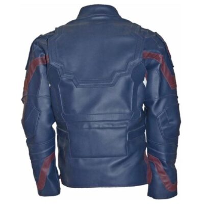 Chris Evans Captain America Civil War Leather Jacket