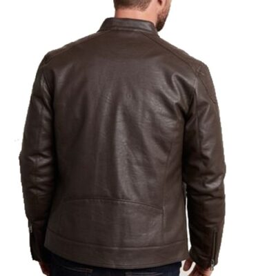 Deryck: Men's Faux Leather Jacket