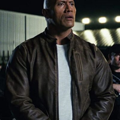 Dwayne Johnson Rampage (Davis Okoye) Leather Jacket