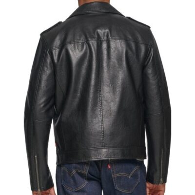 Jason: Men's Faux Leather Moto Jacket