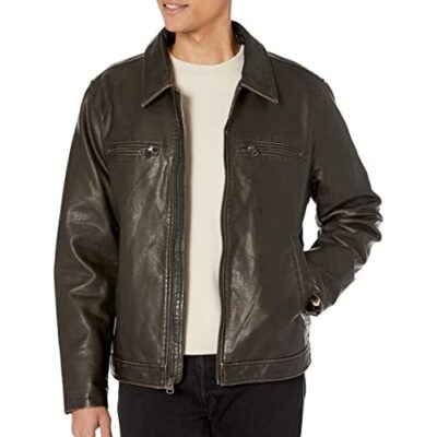 Levi's Men's Faux Leather Laydown Racer Jackets