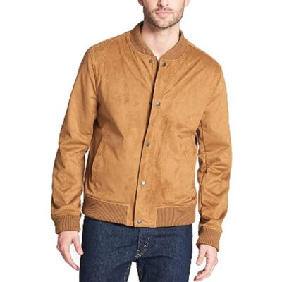 Levi's Men's Faux Suede Bomber Jacket Leather