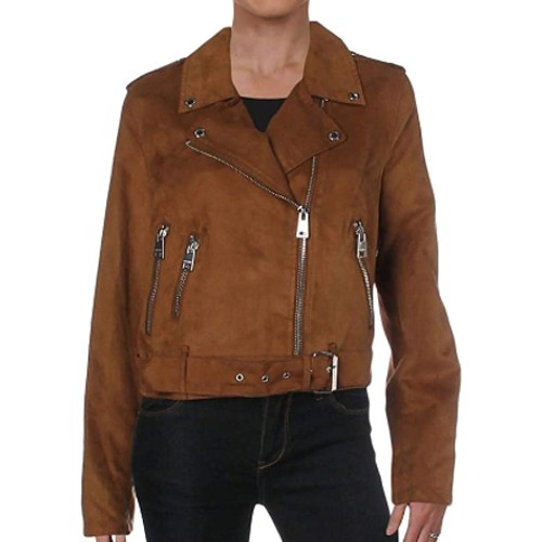 Levi's Women's Faux Suede Motorcycle Leather Jacket