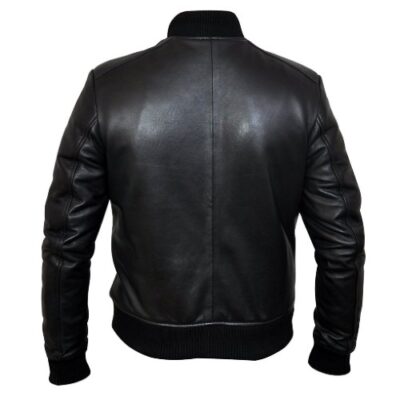 Margolis Men's Bomber Leather Jacket
