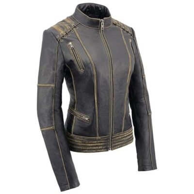 Milwaukee Leather womens Motorcycle Jacket