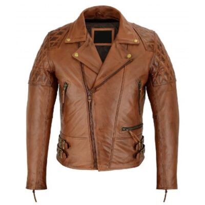 Moncada Men's Vintage Leather-Jacket