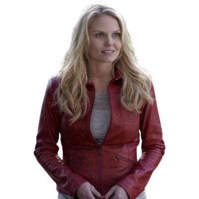 Once Upon A Time Jennifer Morrison Emma Swan Red Leather Jacket