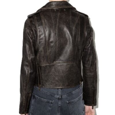 Patricia: Women's Distressed Leather Jacket