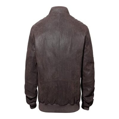 REED MEN’S BASEBALL SUEDE LEATHER JACKET (IMPORTED)