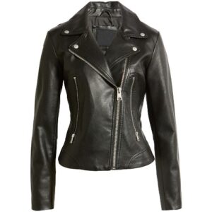 Scarlett: Women's Faux Leather Moto Jacket