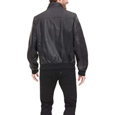 Tommy Hilfiger Men's Lamb Faux Leather Jacket