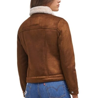 Levi's Women's Classic Sherpa Jacket Faux Leather