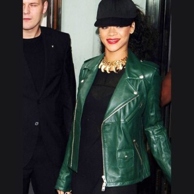 RIHANNA FAUX LEATHER JACKET
