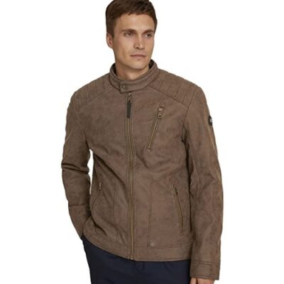 TOM TAILOR Men's Faux Leather Jacket