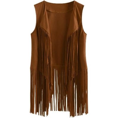 Tuduz women gilets autumn winter faux suede ethnic sleeveless waistcoat
