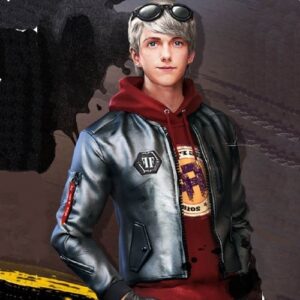 Maxim Free Fire Video Game Leather Jacket
