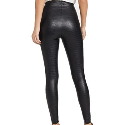 Commando Faux Leather Animal Print Leggings