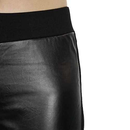 Ice Women's Shiny Stretch Faux Leather Leggings